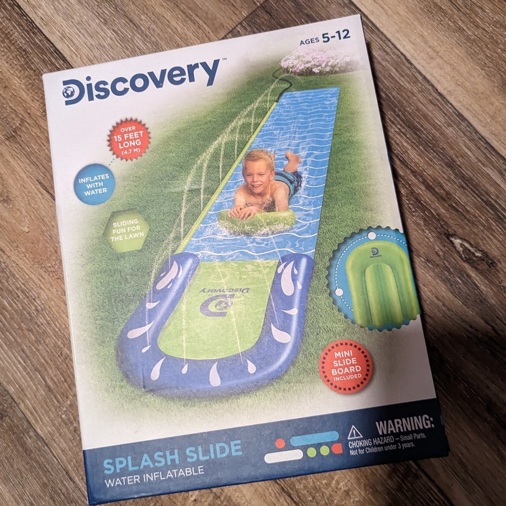 Discovery splash slide